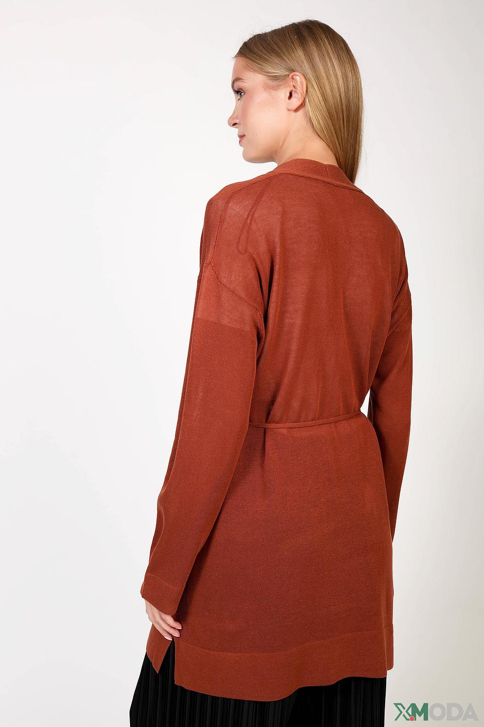 Жакет Oui рыжий с поясом