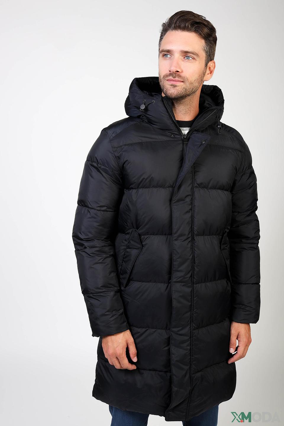 Пальто Bugatti стеганое чёрное