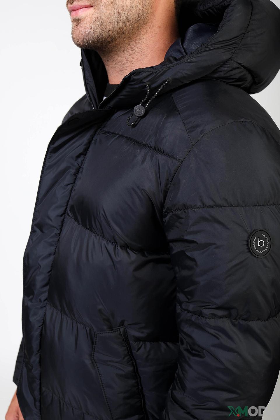 Пальто Bugatti стеганое чёрное