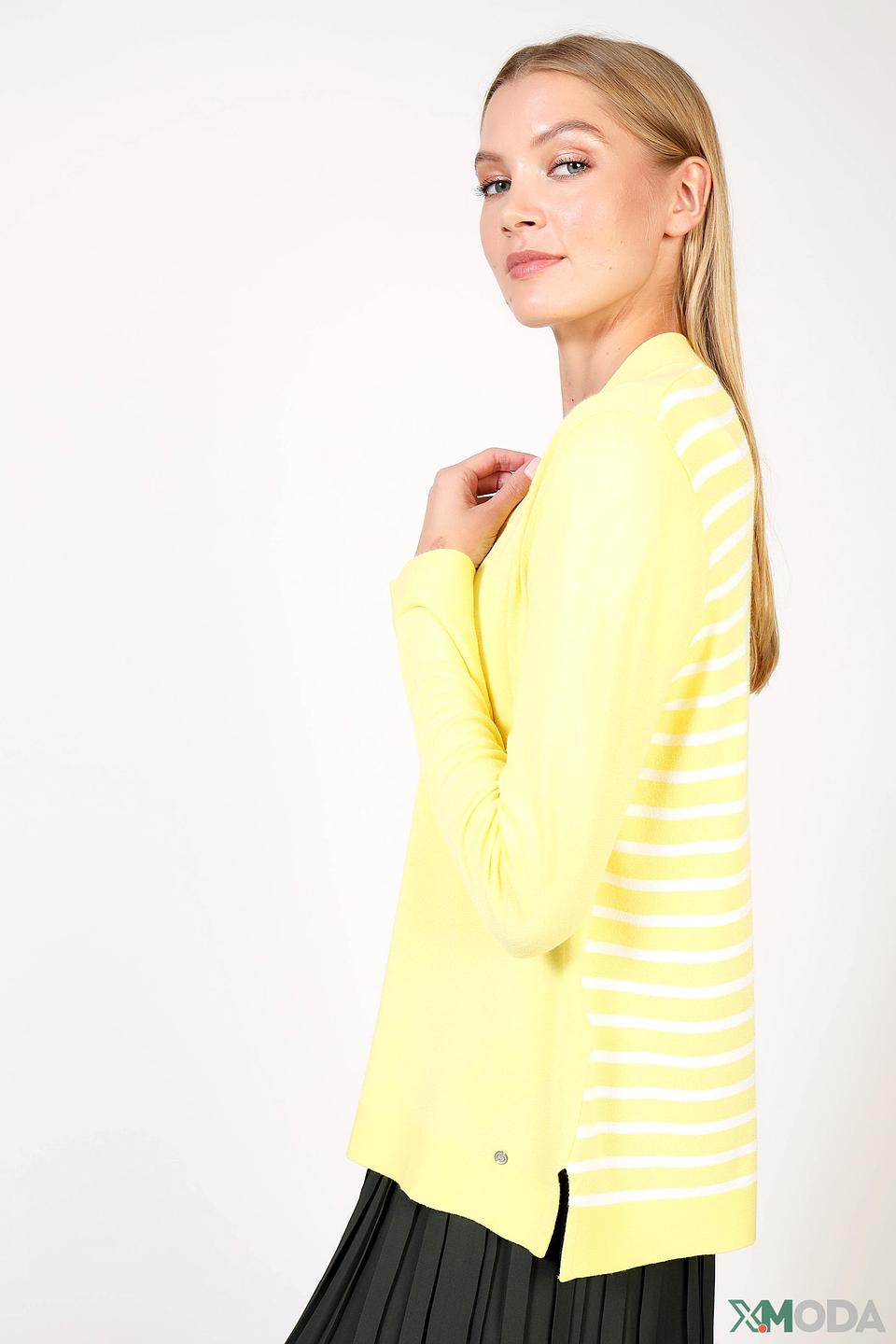 Кардиган Gerry Weber в полоску жёлтый