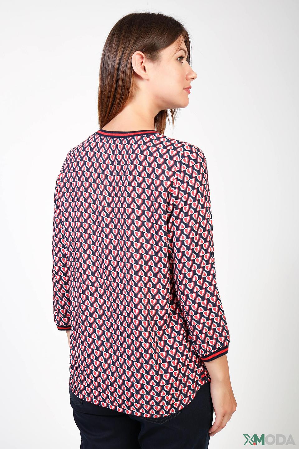 Блуза Rabe collection с принтом сердец