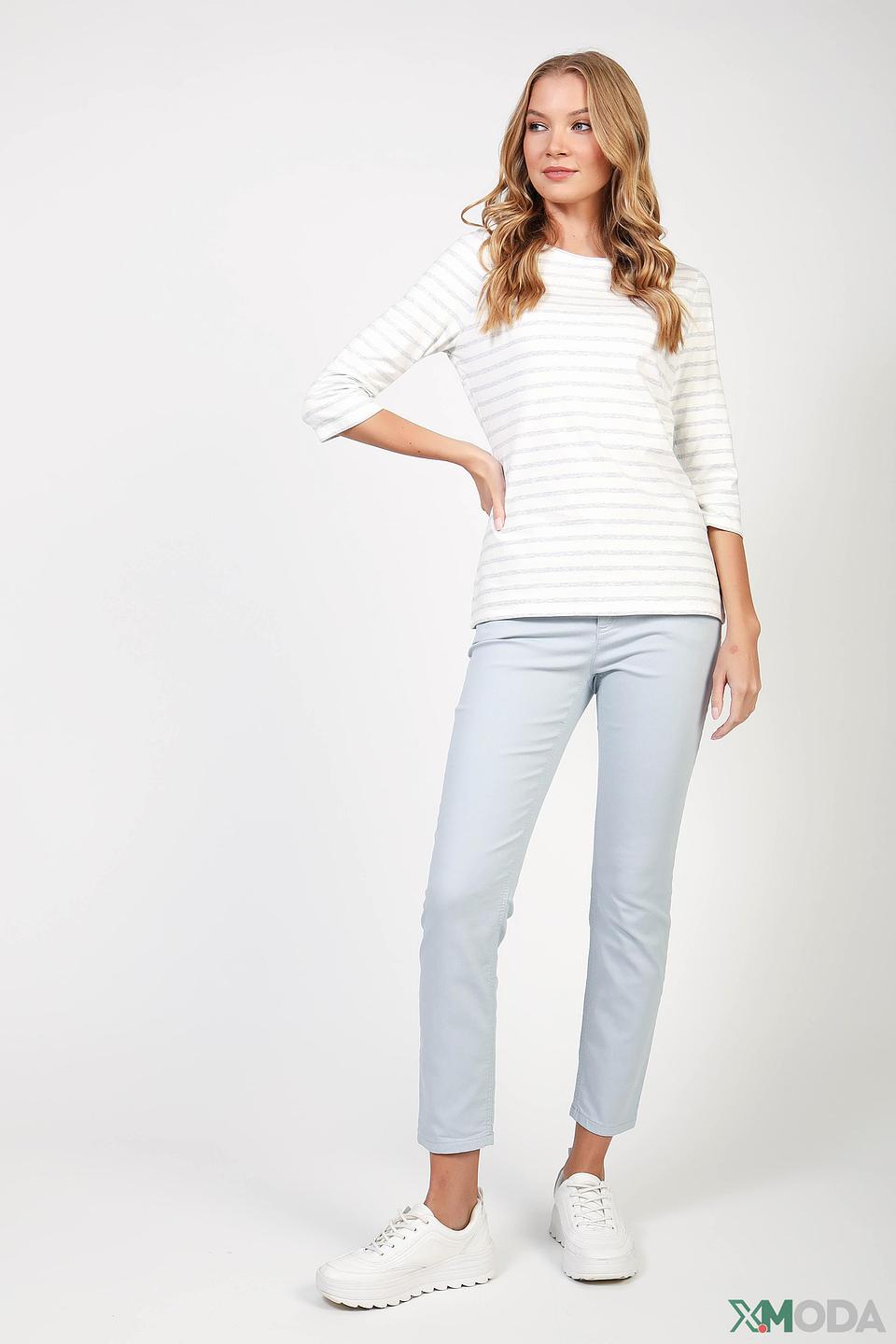 Брюки Oui голубые Slim Fit