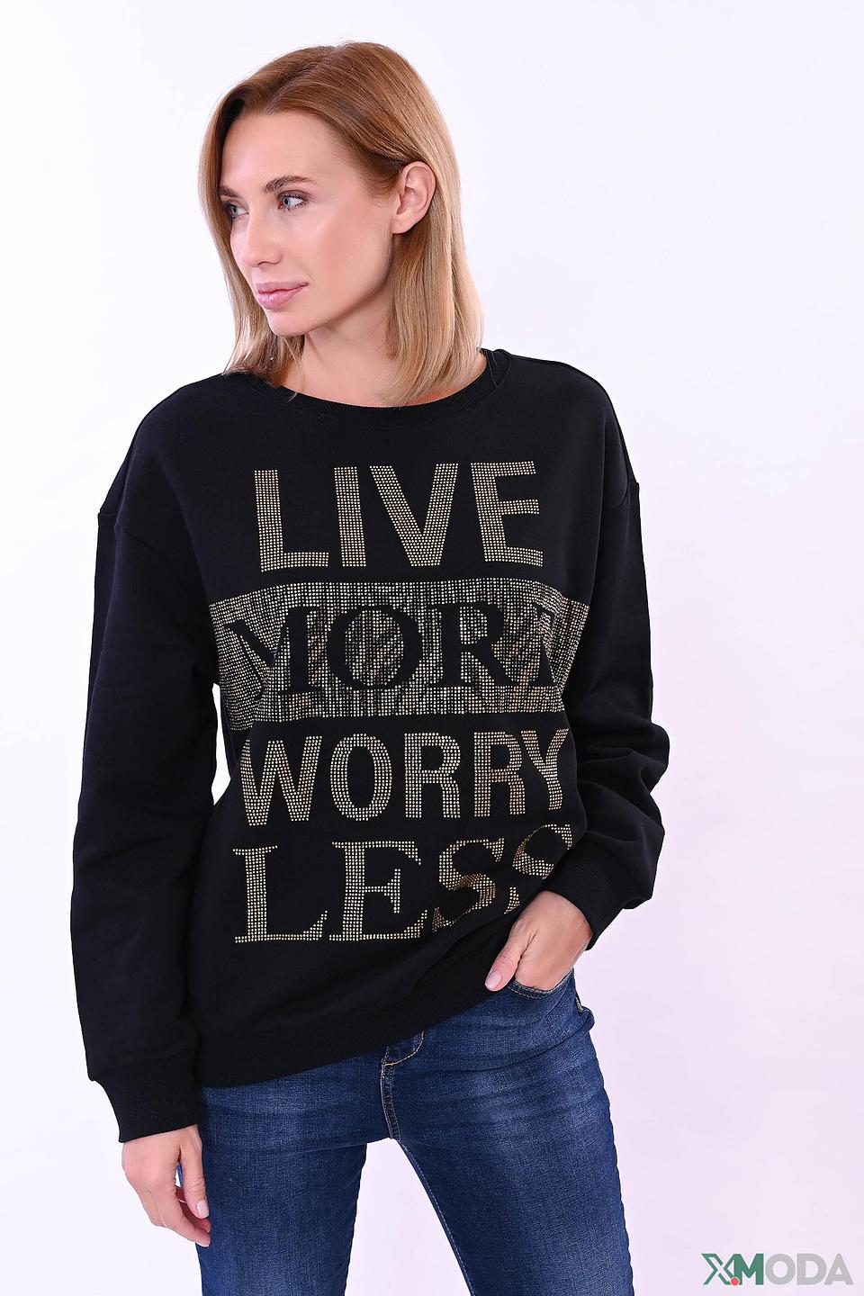 Джемпер Liu-Jo Jeans с логотипом чёрный