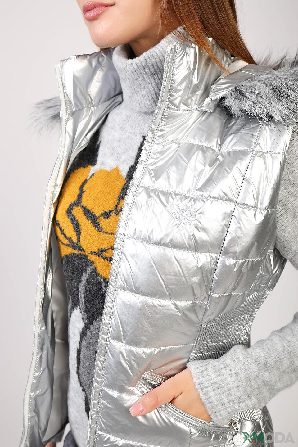 Жилет Lisa Campione серебристый