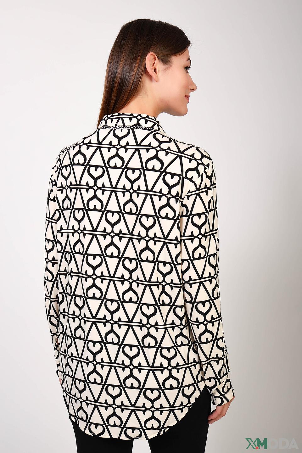 Рубашка Oui с принтом сердец