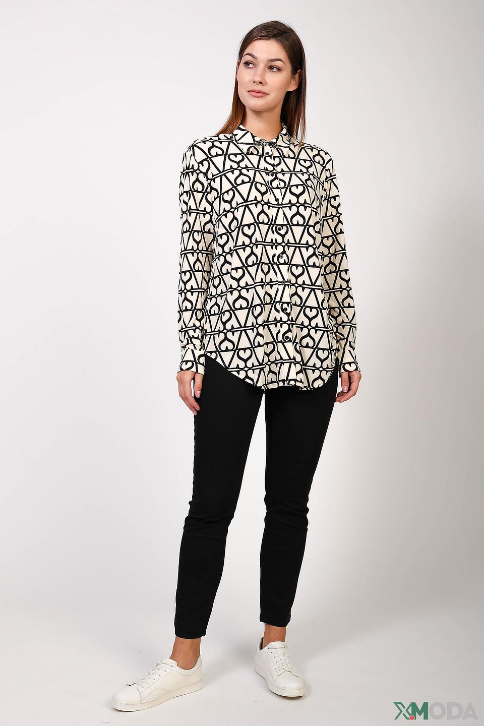 Рубашка Oui с принтом сердец
