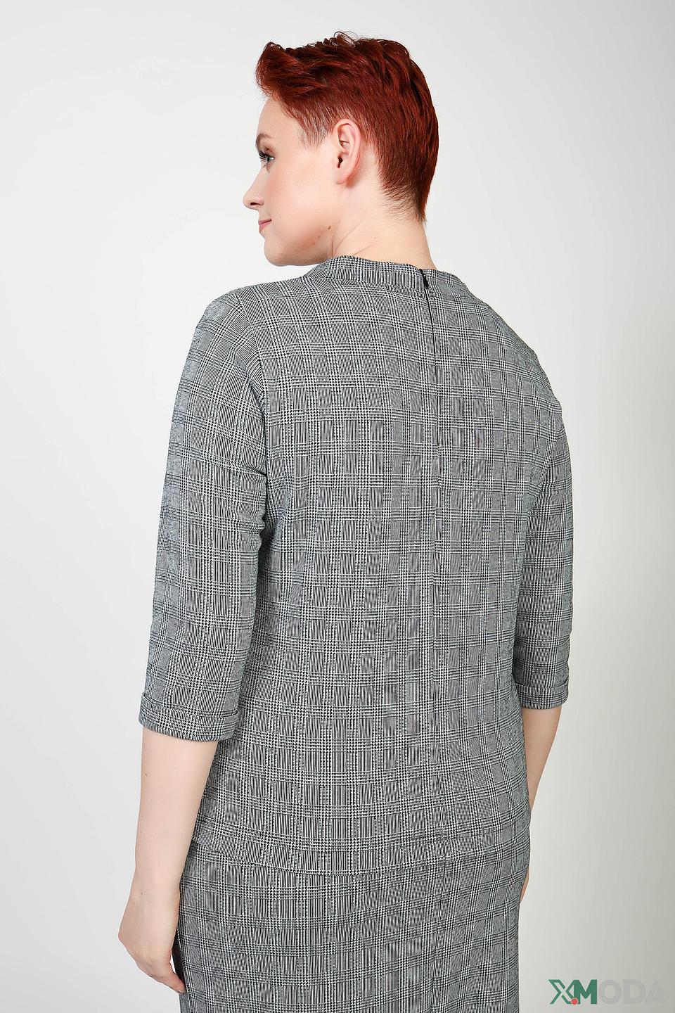 Пуловер Eugen Klein в клетку серый