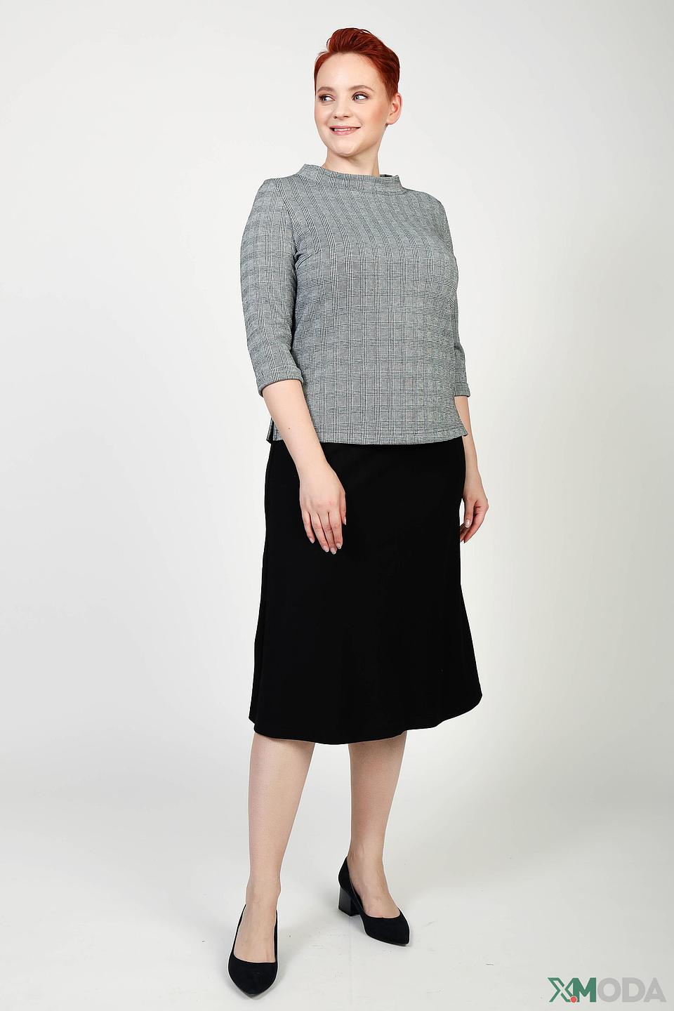 Пуловер Eugen Klein в клетку серый