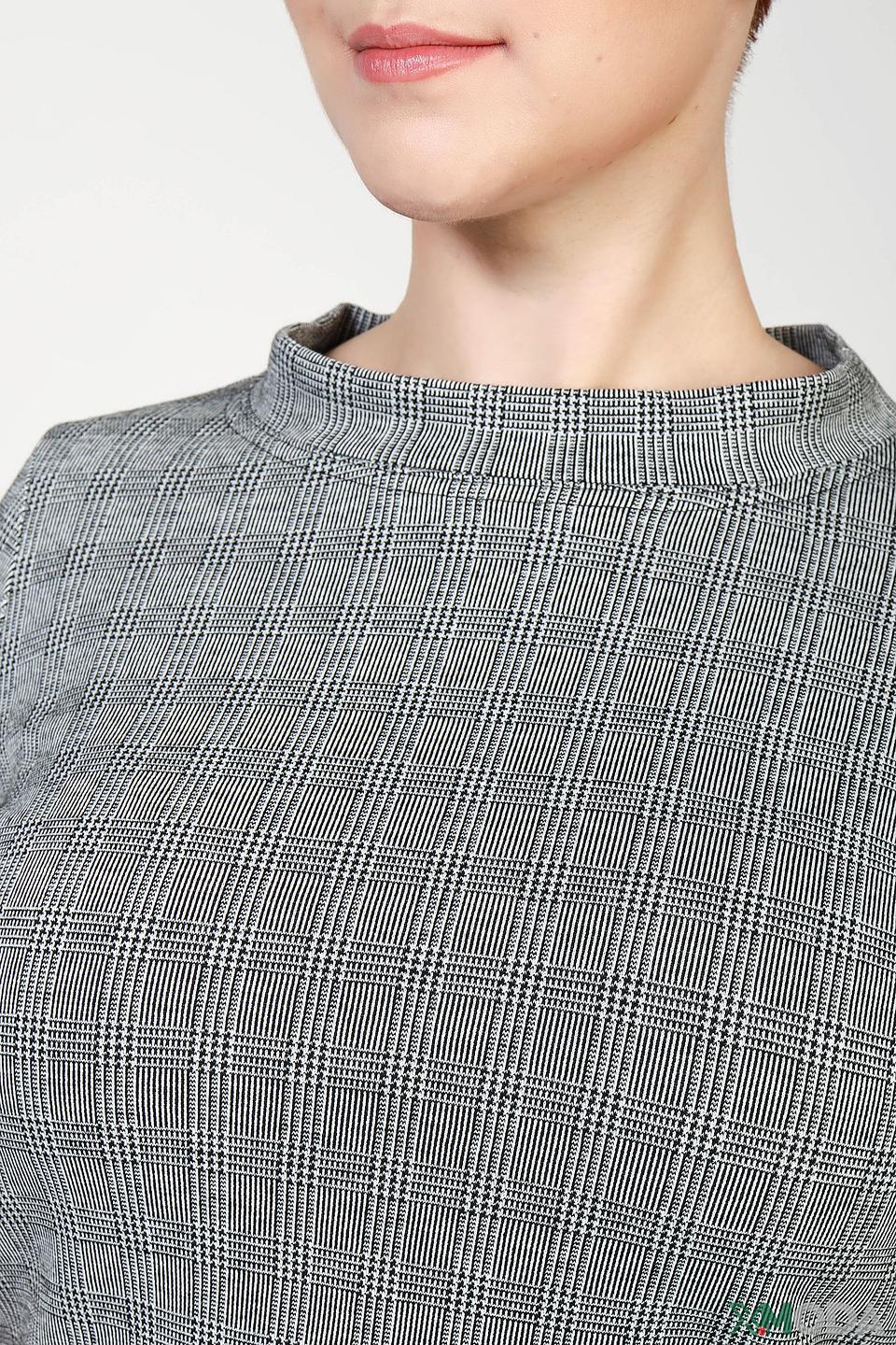 Пуловер Eugen Klein в клетку серый