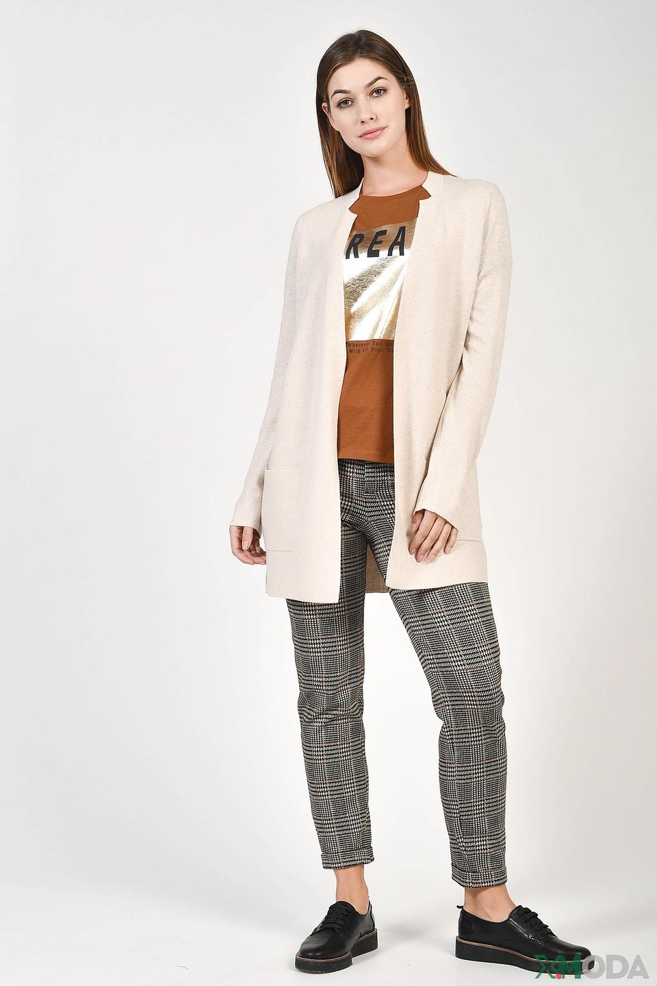 Брюки Oui в клетку