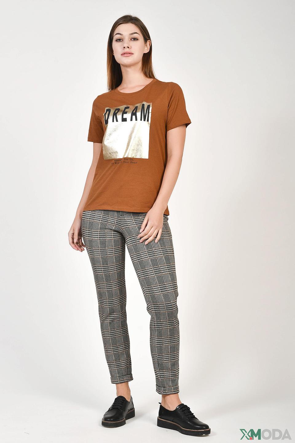 Брюки Oui в клетку