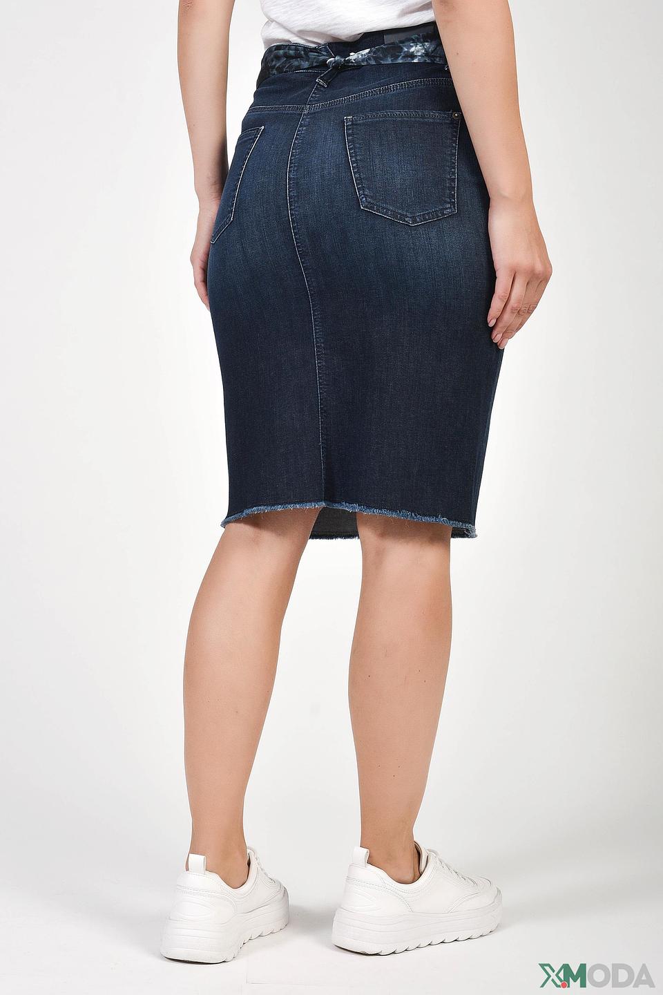 Юбка Cambio джинсовая с поясом