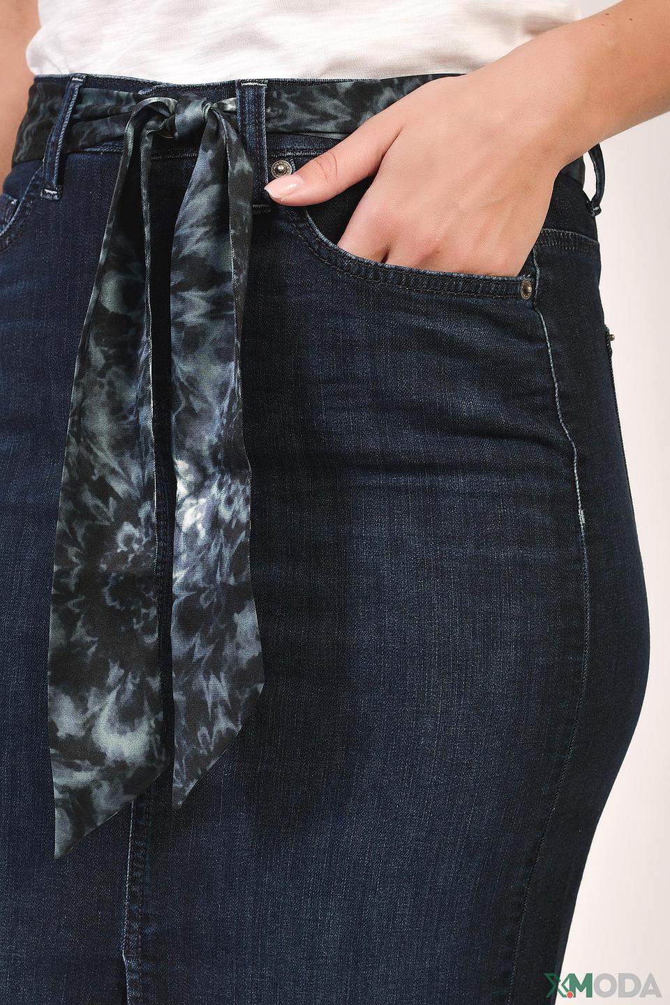 Юбка Cambio джинсовая с поясом