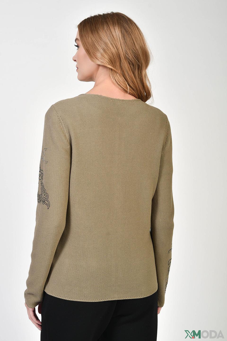 Жакет Monari с вышивкой хаки