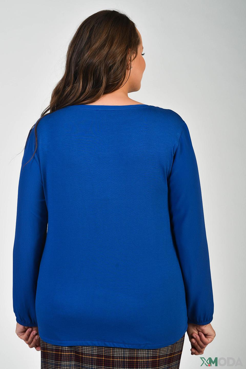 Блуза Erfo синяя с карманом