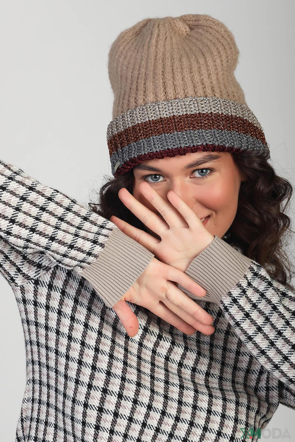 Шапка Seeberger с полосой