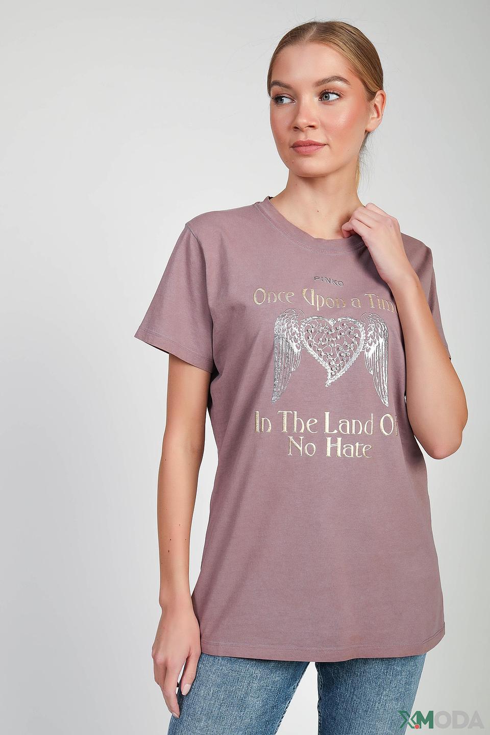 Футболка Pinko с принтом