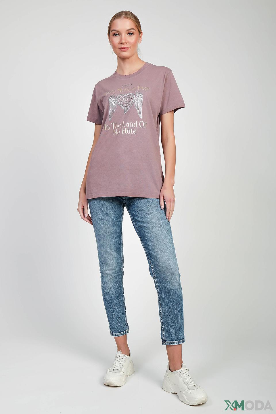 Футболка Pinko с принтом