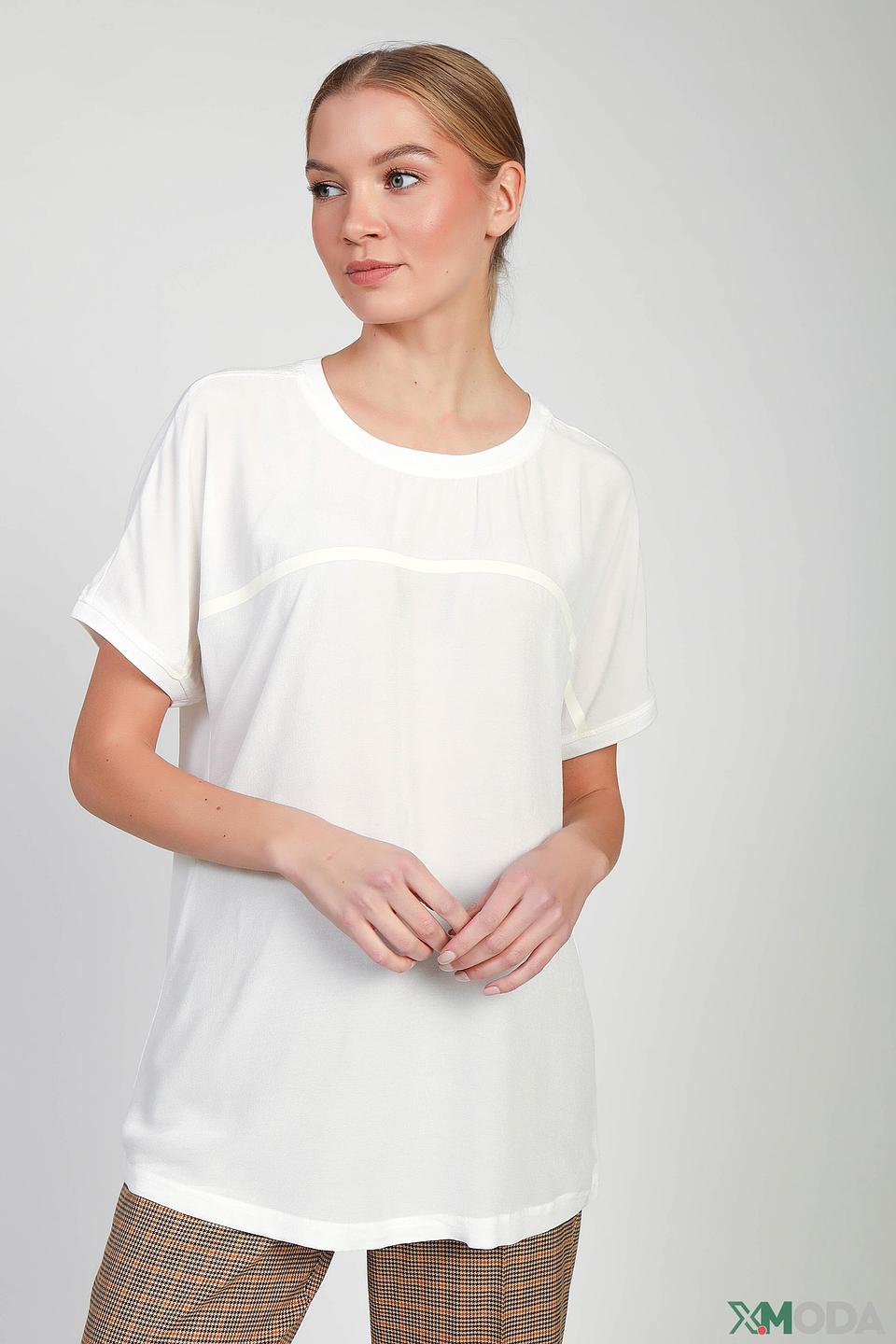 Футболка Comma casual белая