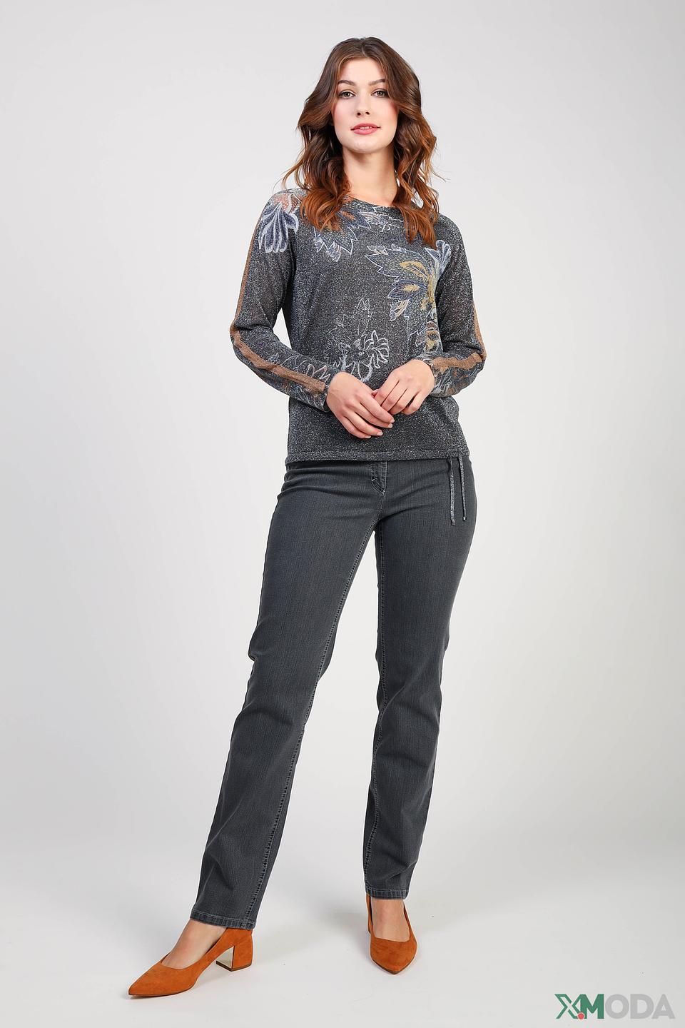 Пуловер Lecomte с цветочным принтом