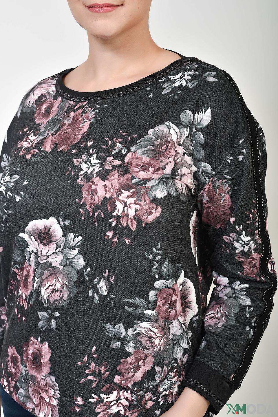 Пуловер Via Appia с цветочным принтом