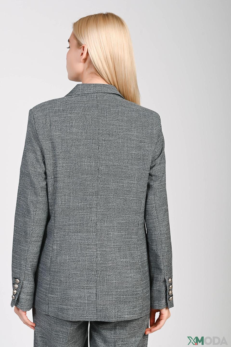Жакет Monari в клетку серый