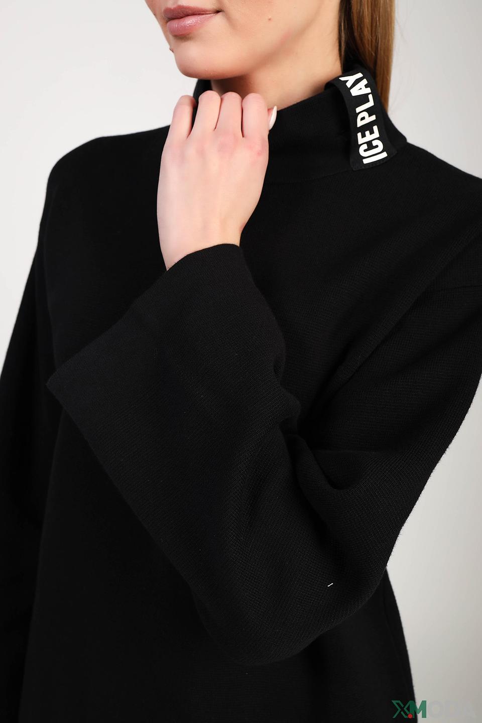 Платье Ice Play чёрное с логотипом