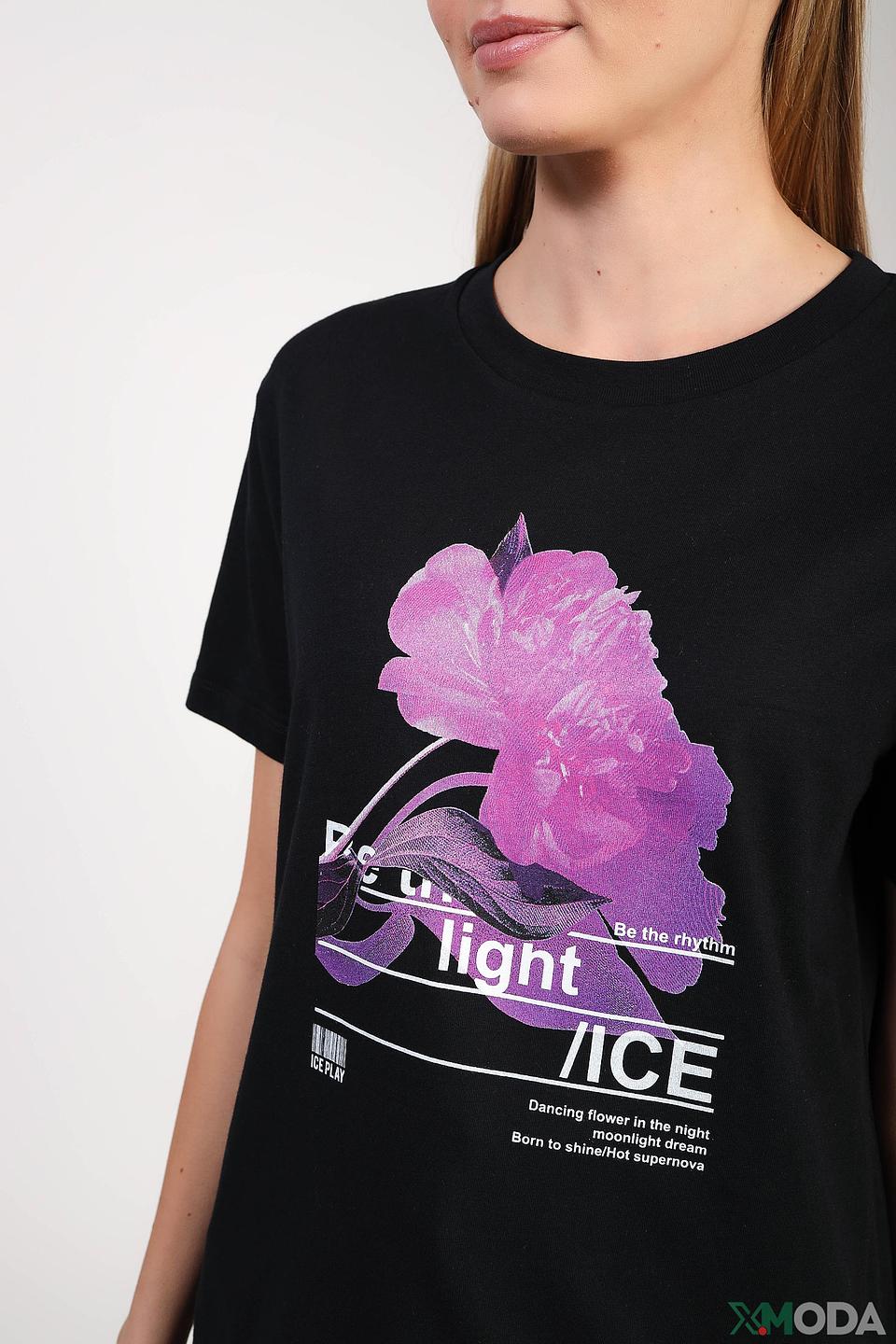 Футболка Ice Play с цветочным принтом