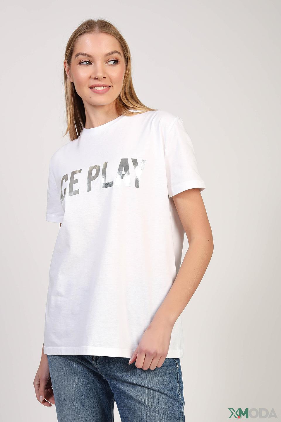 Футболка Ice Play жен. с логотипом