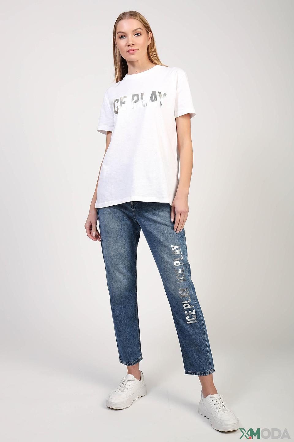 Футболка Ice Play жен. с логотипом