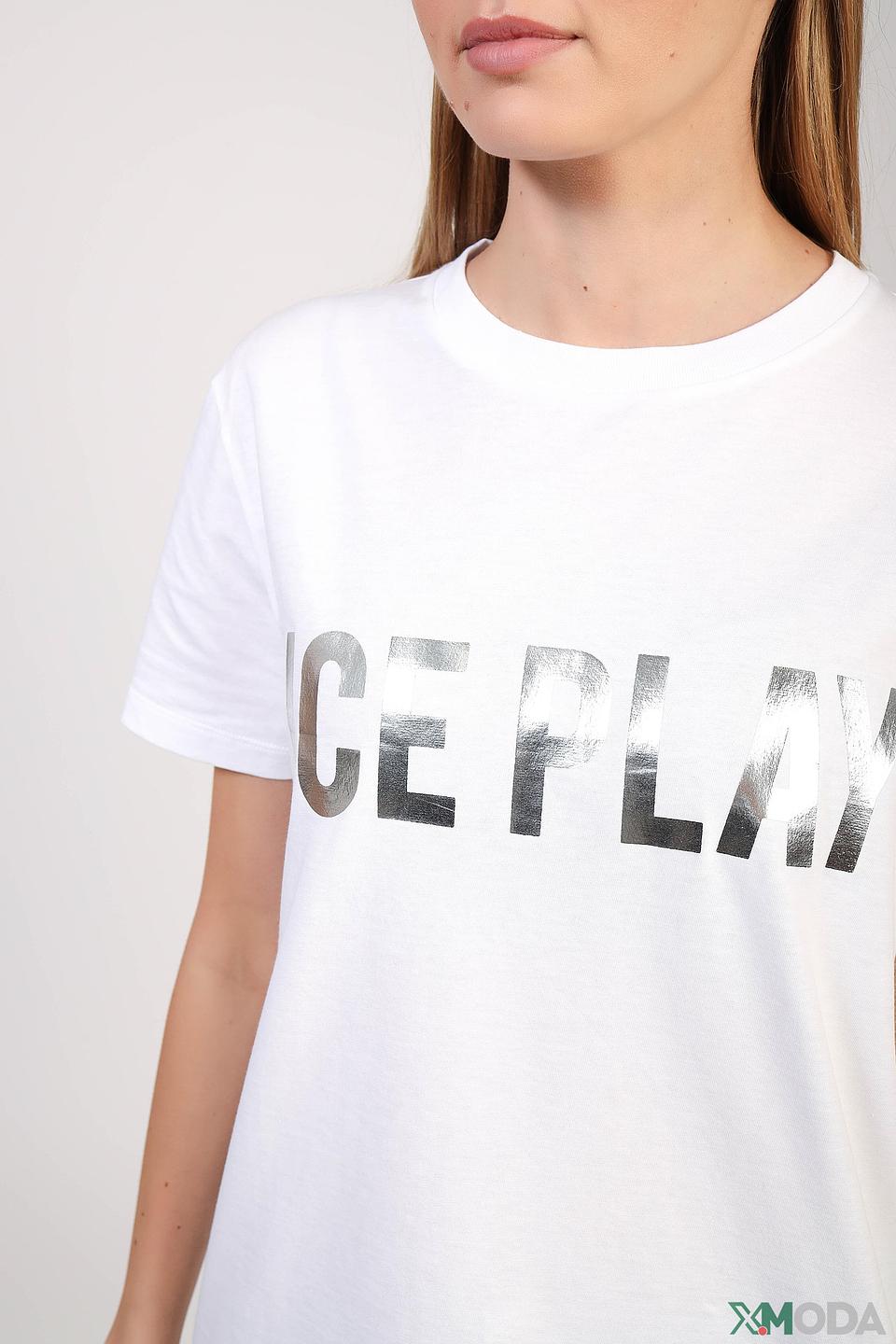 Футболка Ice Play жен. с логотипом