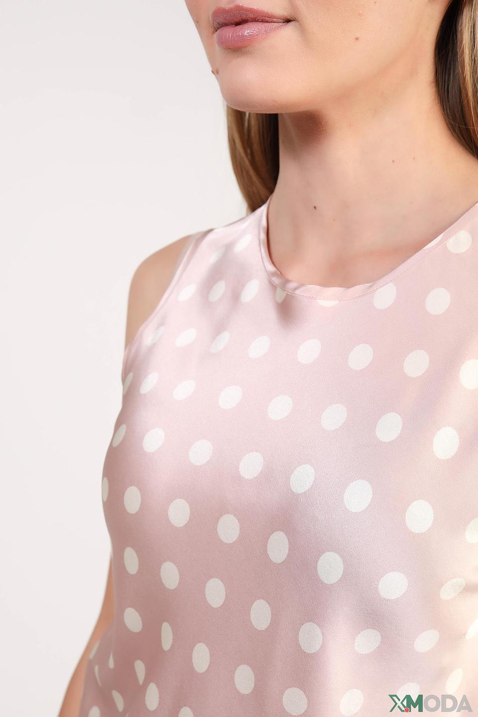 Блуза Kaos в горошек розовый