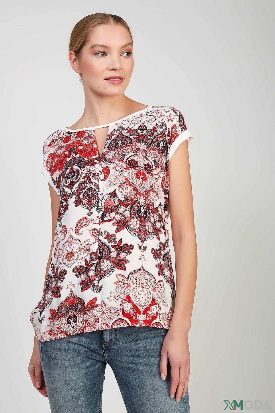 Блуза s.Oliver с цветочным принтом