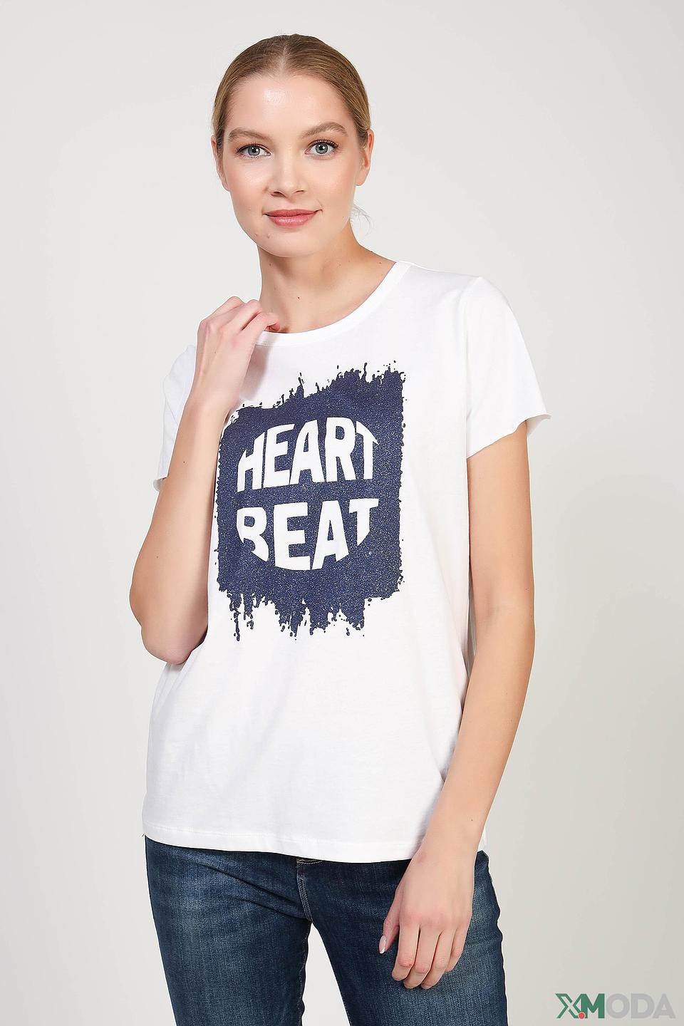 Футболка Set Heart Beat белый