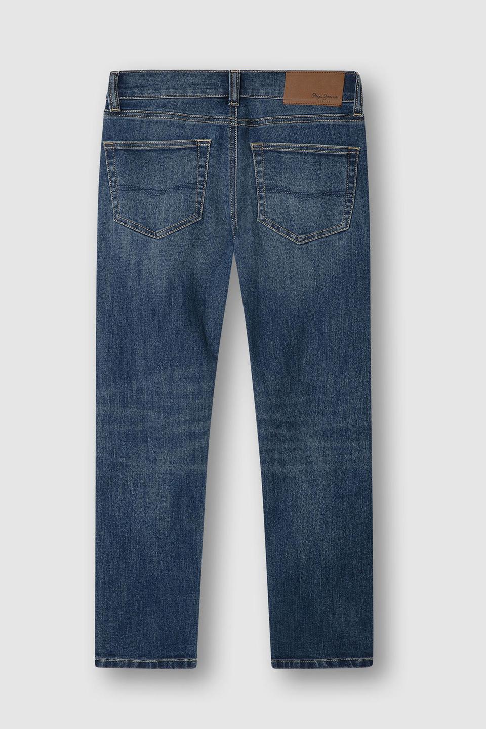 Синие джинсы Pepe Jeans London с потертостями