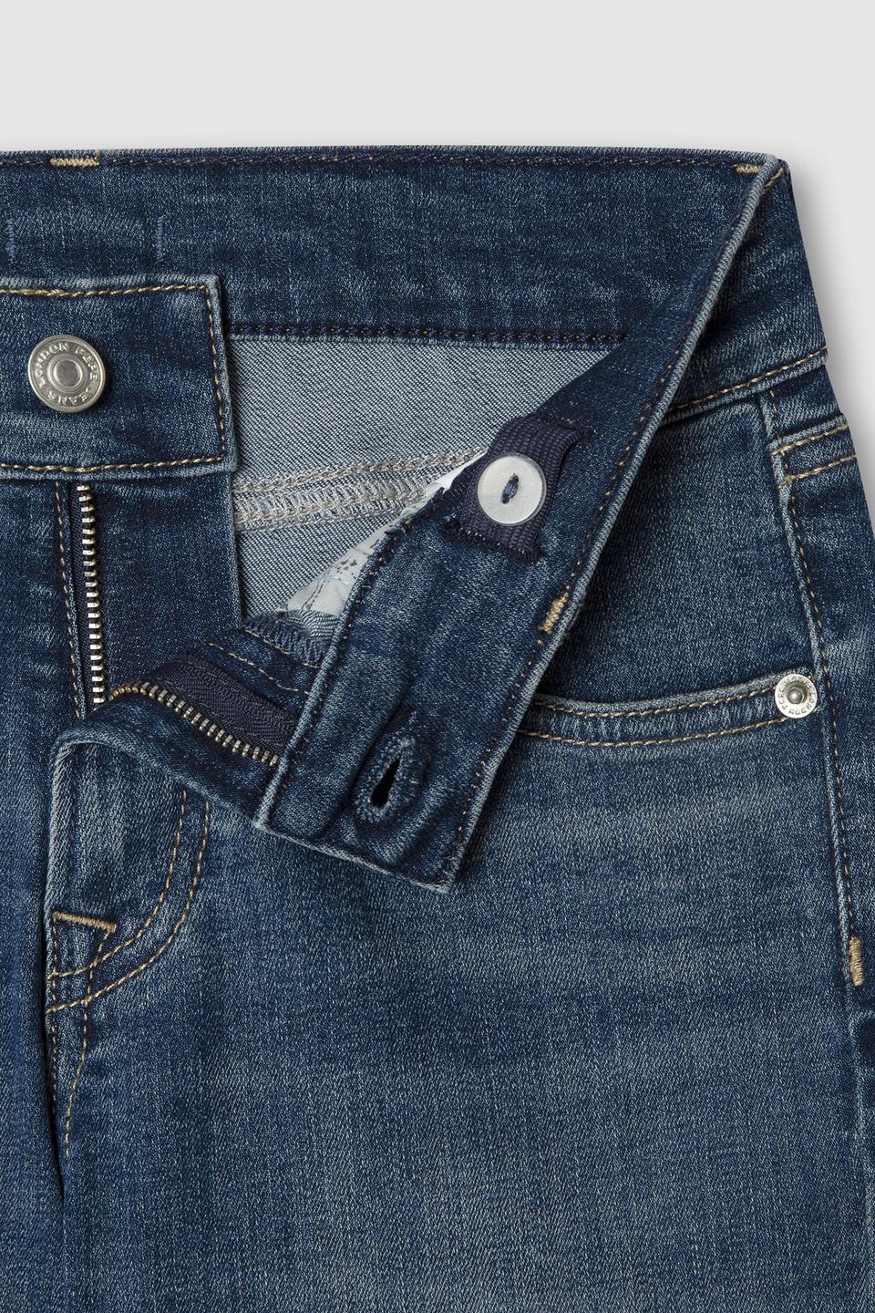 Синие джинсы Pepe Jeans London с потертостями