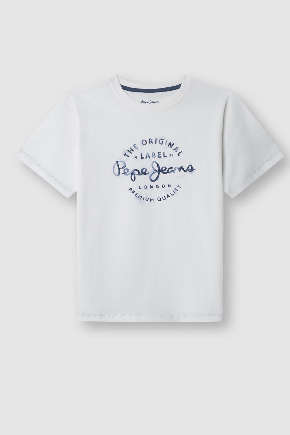 Белая футболка Pepe Jeans London с принтом