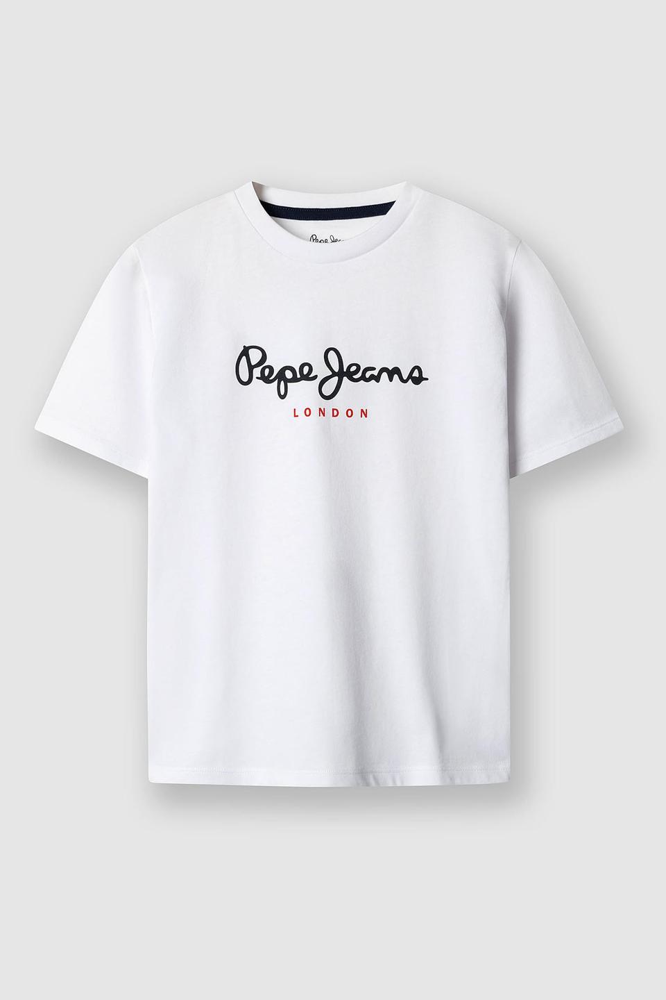 Белая футболка Pepe Jeans London с логотипом