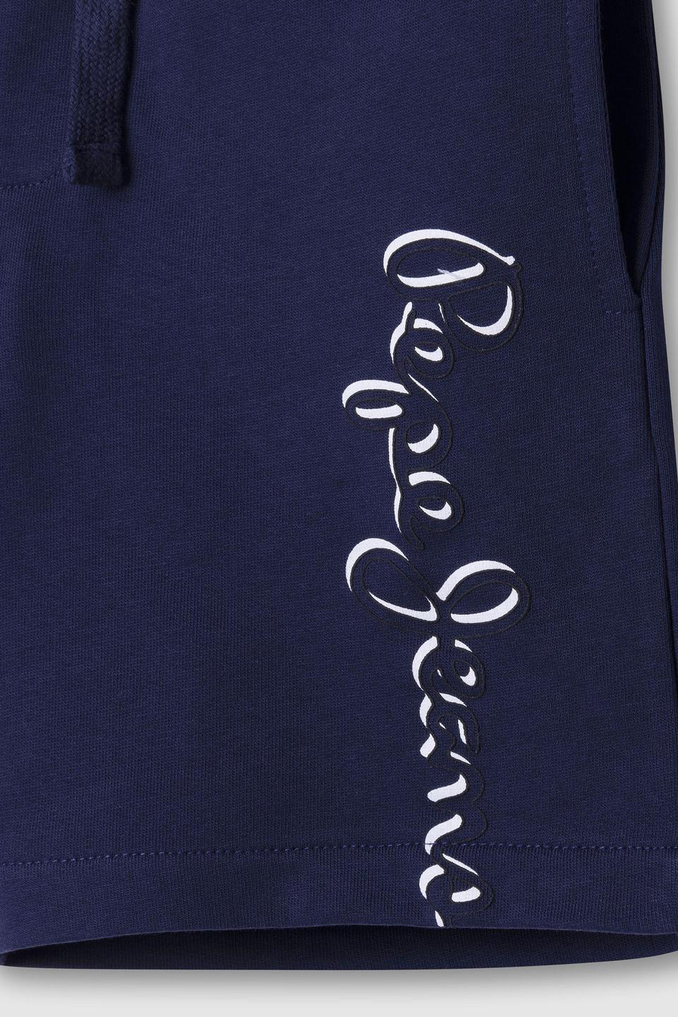 Тёмно-синие шорты Pepe Jeans London с логотипом