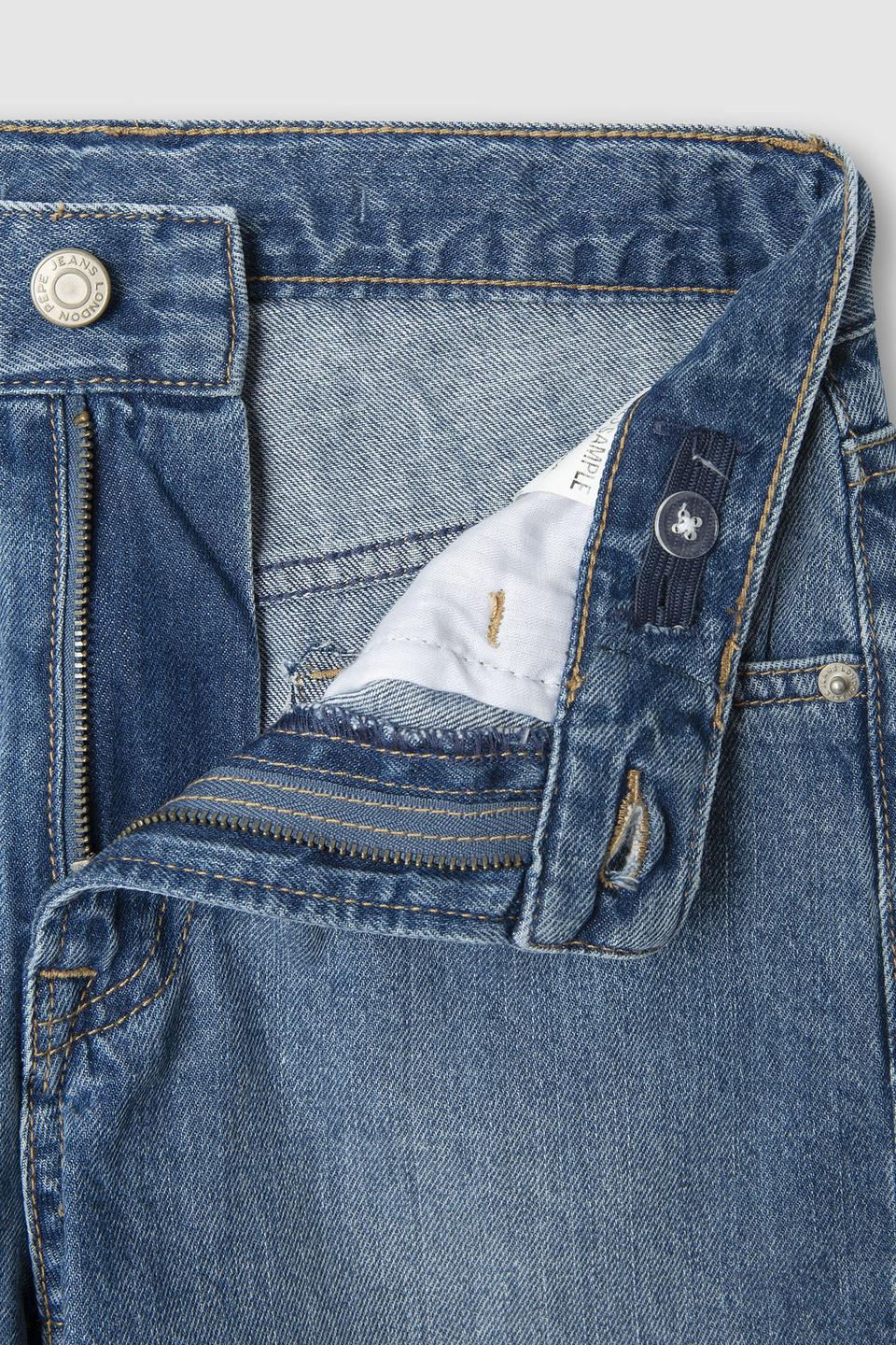Голубые джинсовые шорты Pepe Jeans London