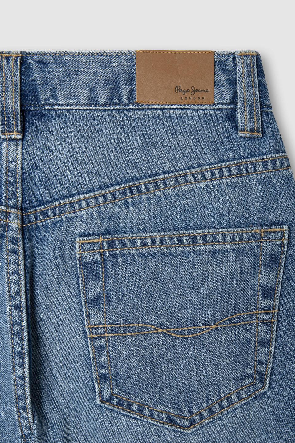 Голубые джинсовые шорты Pepe Jeans London