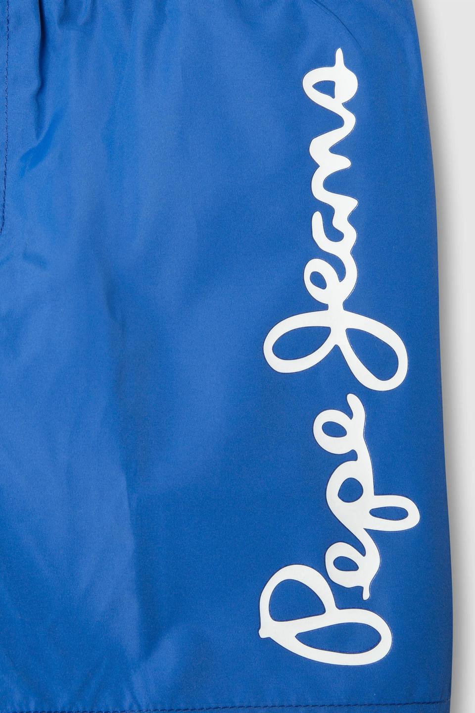 Синие плавательные шорты Pepe Jeans London с логотипом