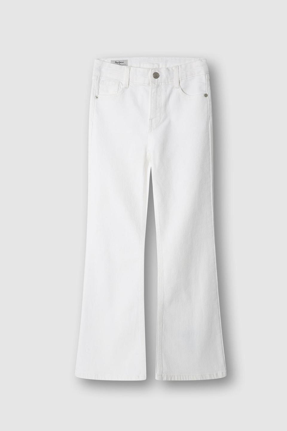 Белые джинсы клеш Pepe Jeans London