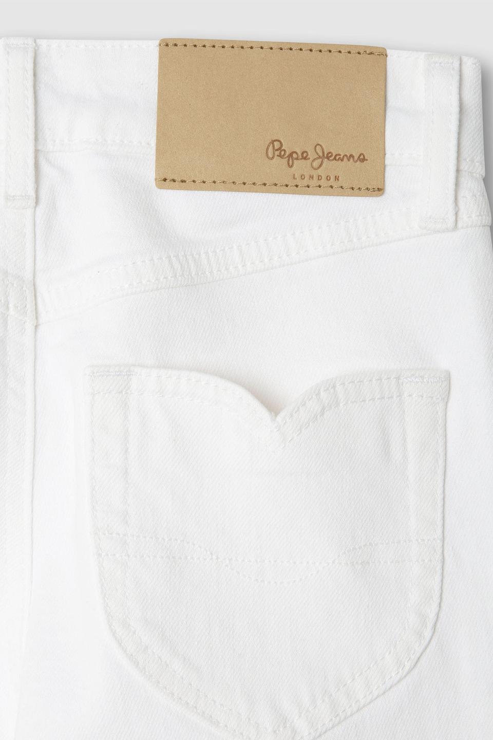 Белые джинсы клеш Pepe Jeans London