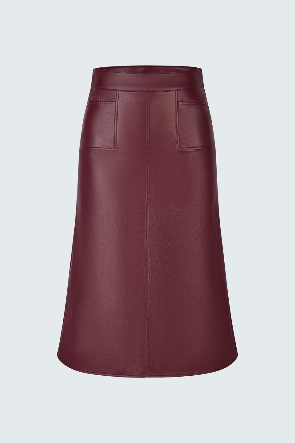 Бордовая юбка трапеция Rabe collection