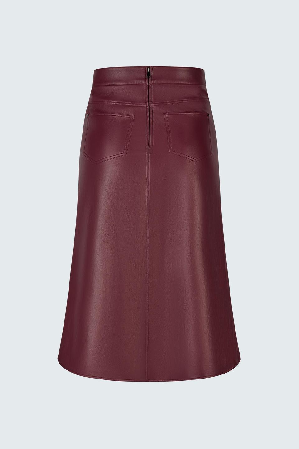 Бордовая юбка трапеция Rabe collection