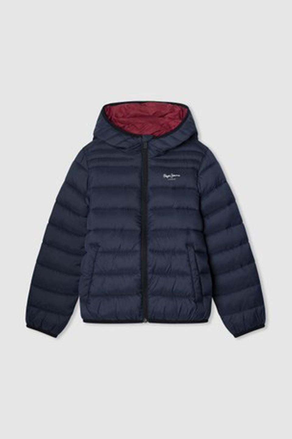 Тёмно-синяя стёганая куртка Pepe Jeans London