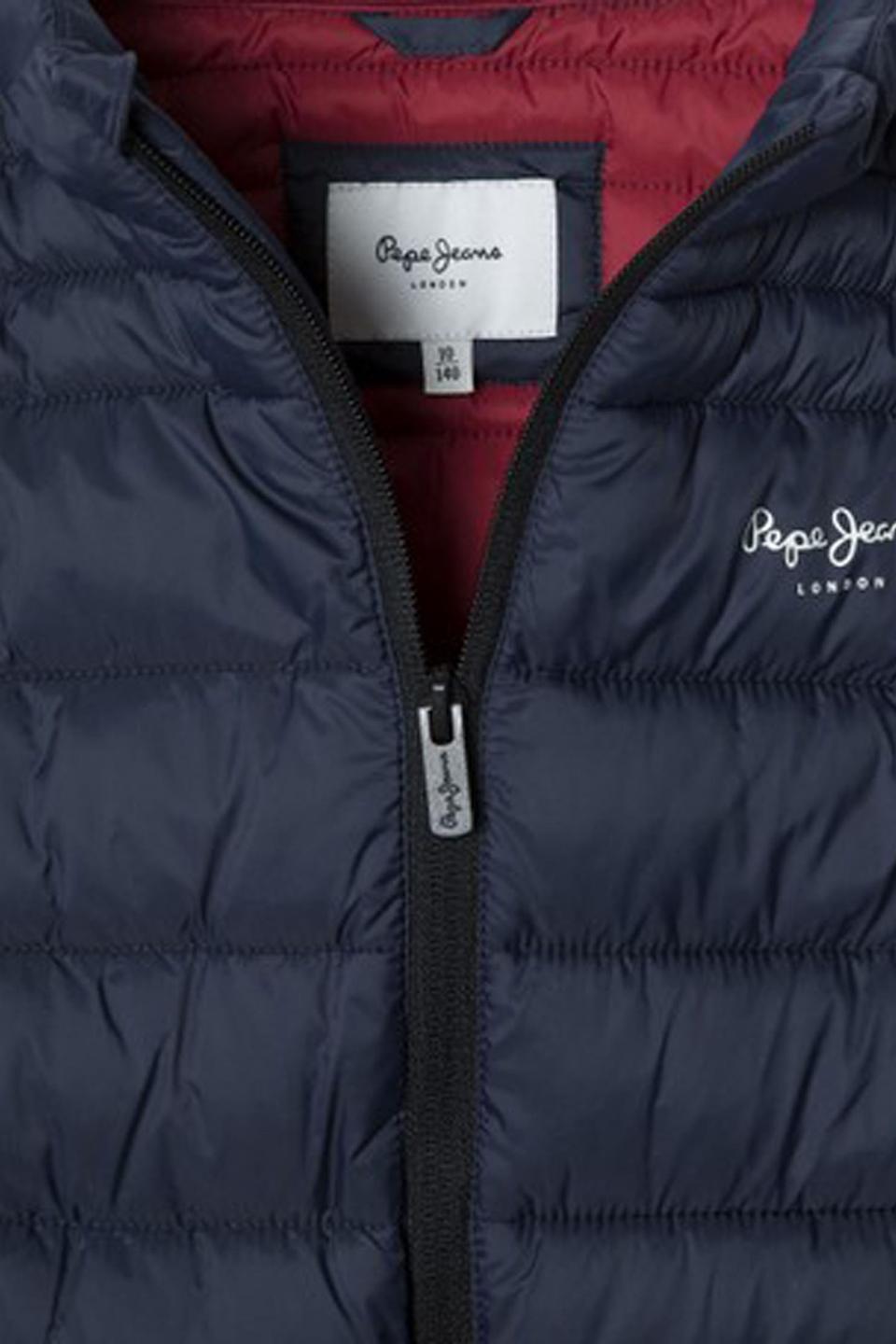 Тёмно-синий стёганый жилет Pepe Jeans London