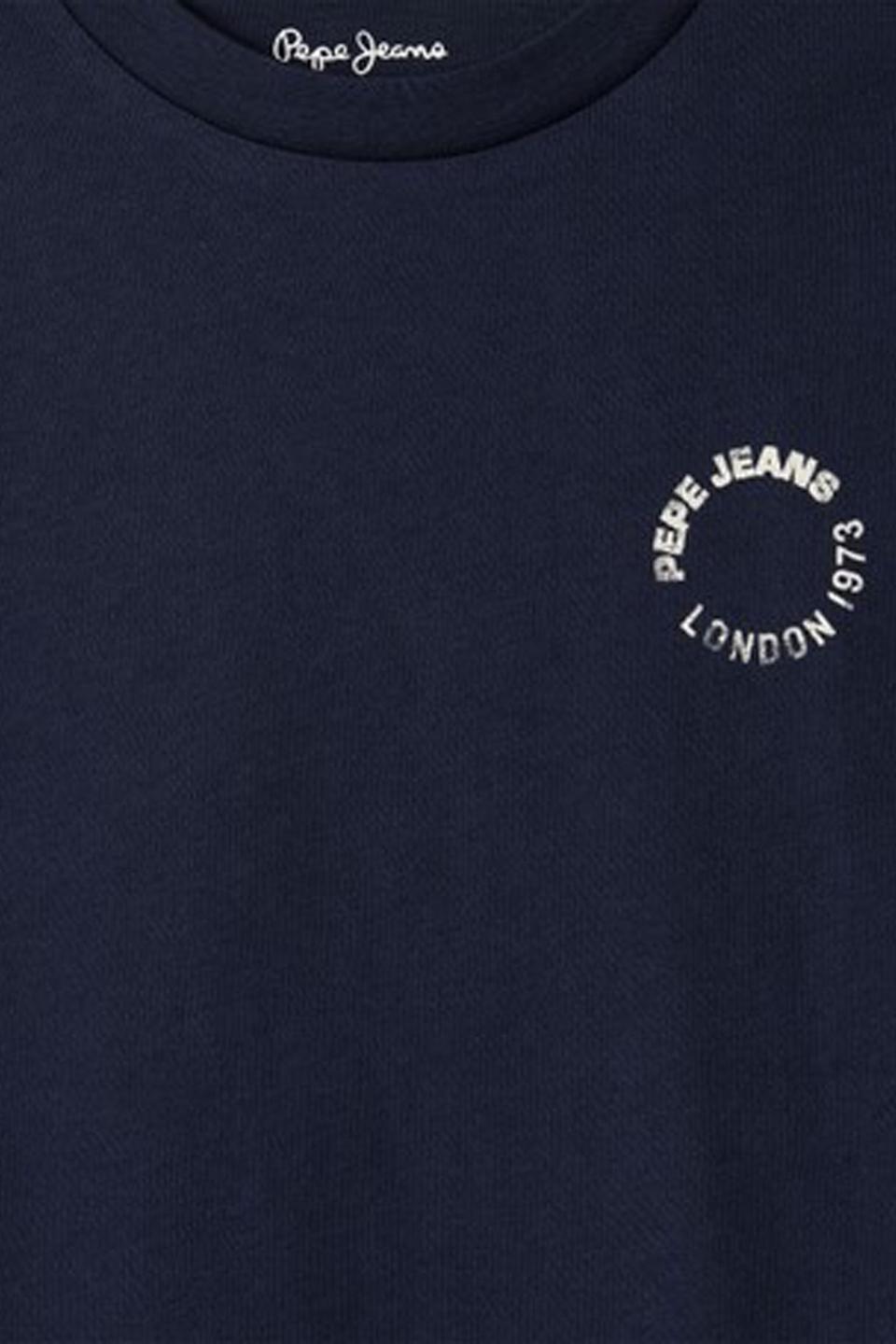 Тёмно-синяя футболка Pepe Jeans London с логотипом