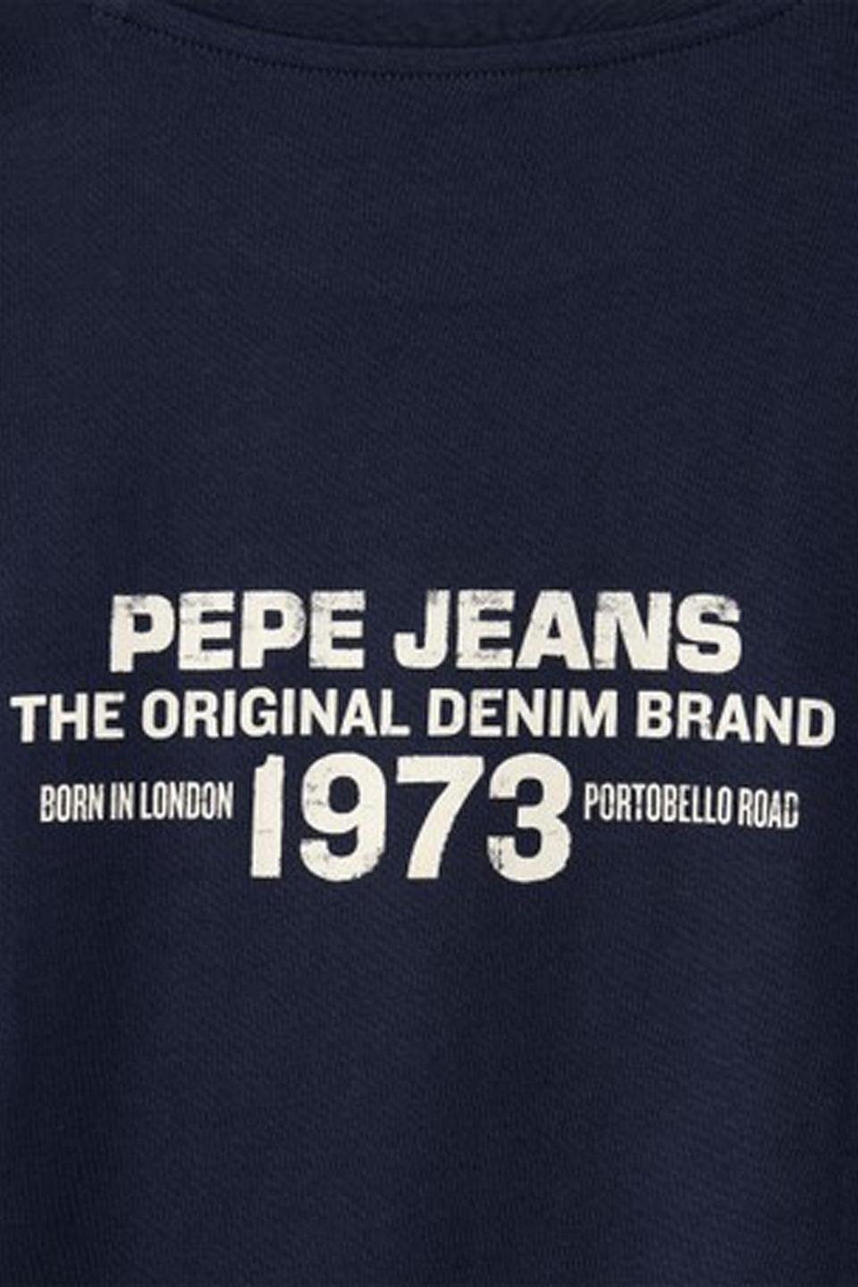 Тёмно-синяя футболка Pepe Jeans London с логотипом